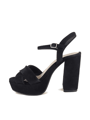 SANDALIA DESIRE - NEGRO GAMUZA