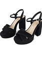 SANDALIA DESIRE - NEGRO GAMUZA - Miniatura 2