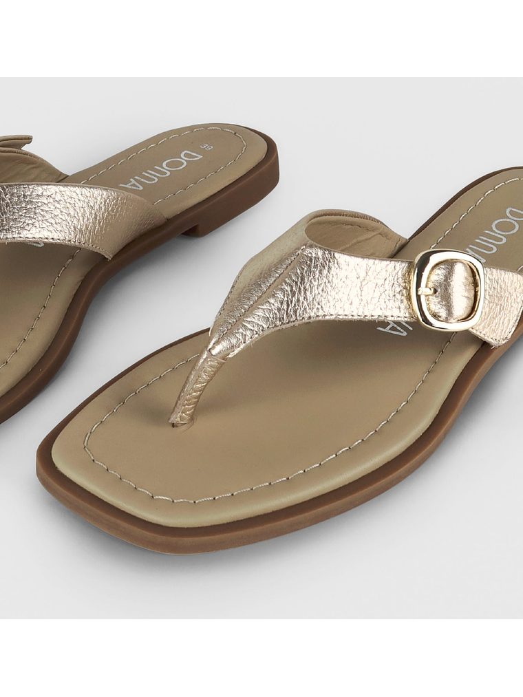 SANDALIA MILE - DORADO 2