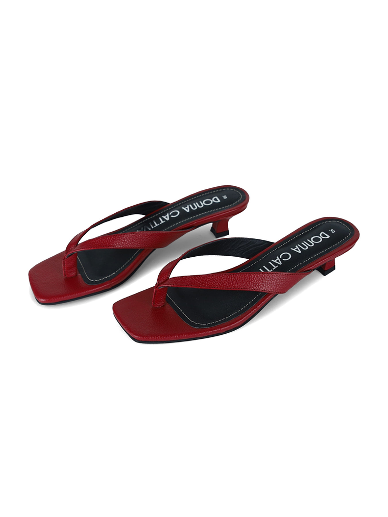 SANDALIA FRESA - ROJO 3