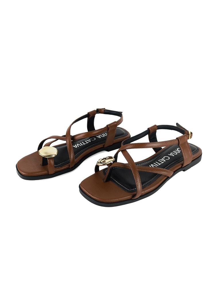 SANDALIA GIORGIA - TABACO 2