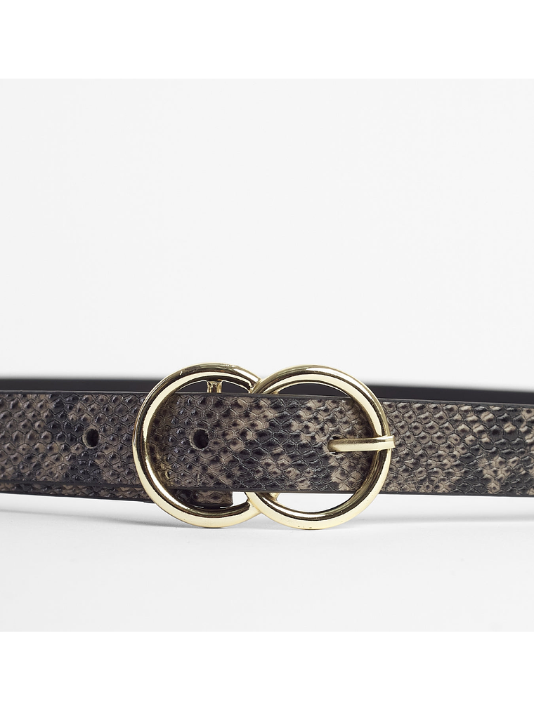 CINTURÓN MINI ENDLESS - CASCABEL/GRIS 2