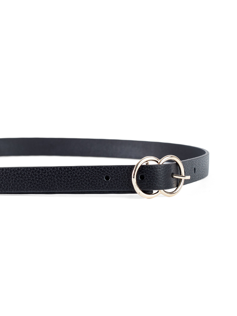 CINTURÓN MINI ENDLESS - NEGRO/DORADO 2