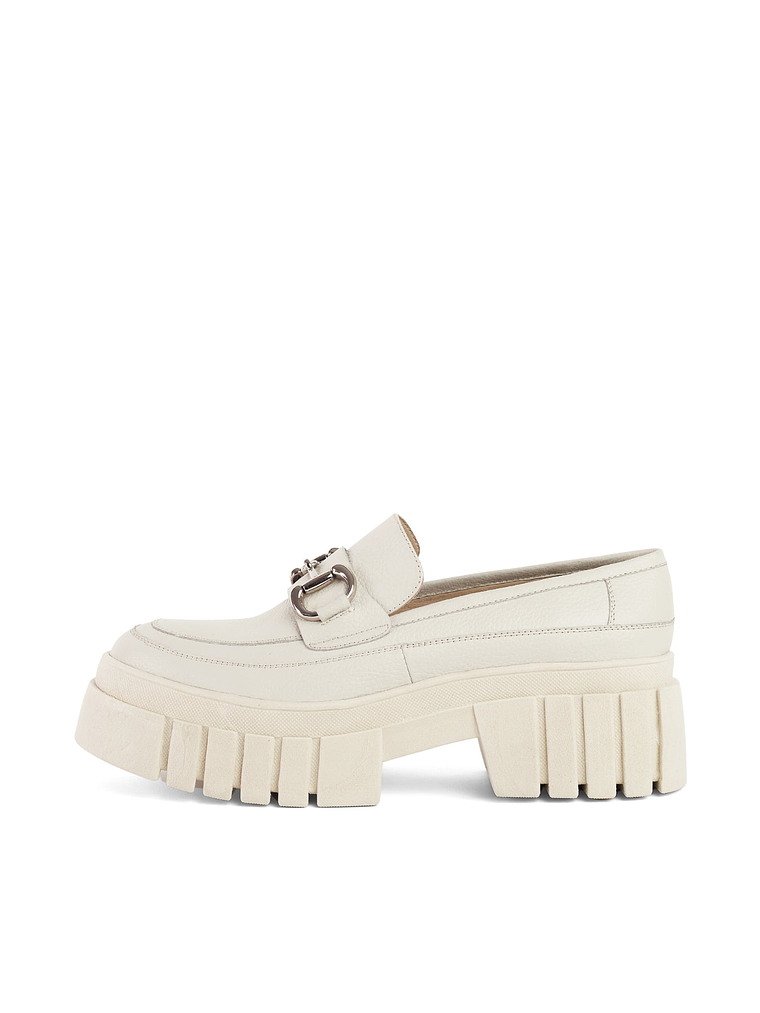 MOCASÍN CECHI - BLANCO/OFF 2