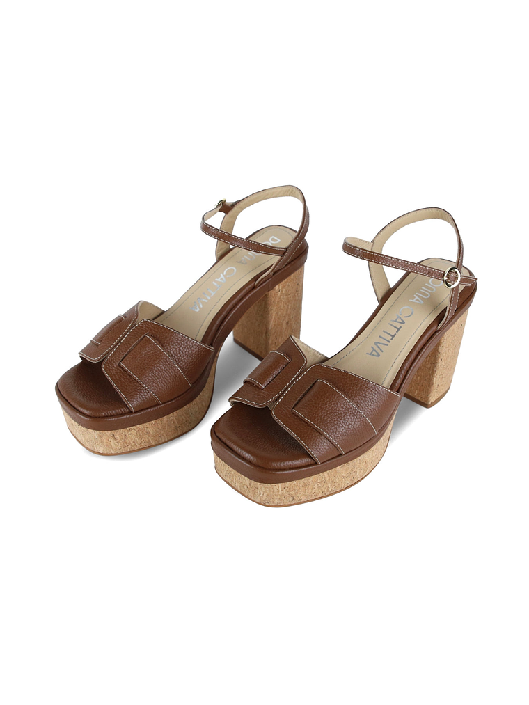 SANDALIA AVRIL - MARRÓN 3