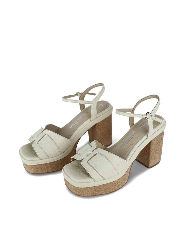 SANDALIA AVRIL - VAINILLA 3