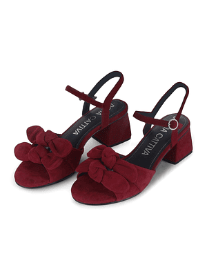 SANDALIA VERA - GUINDA