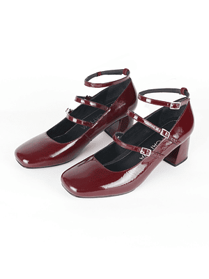 ZAPATO AMALIA - GUINDA