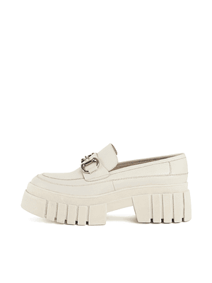 MOCASÍN CECHI - BLANCO/OFF