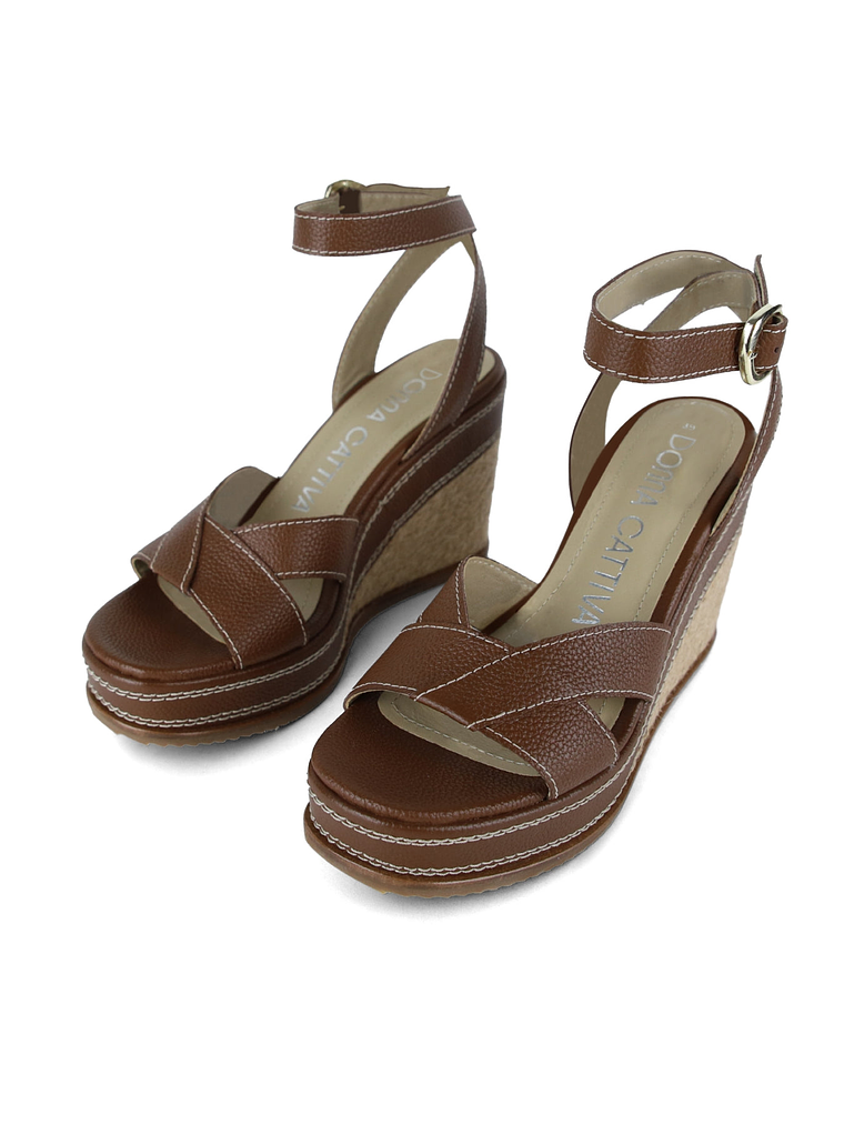 SANDALIA ENERO - TABACO 3