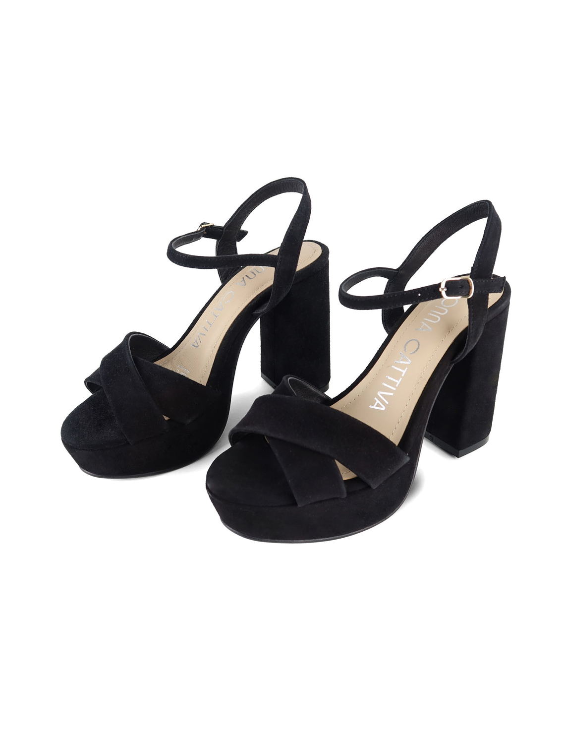 SANDALIA DESIRE - NEGRO GAMUZA 2