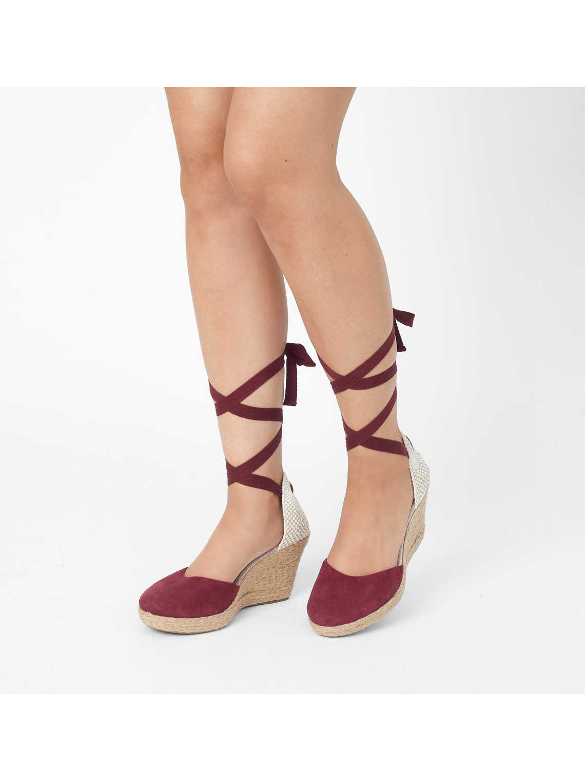 ALPARGATA TABI - GUINDA 2