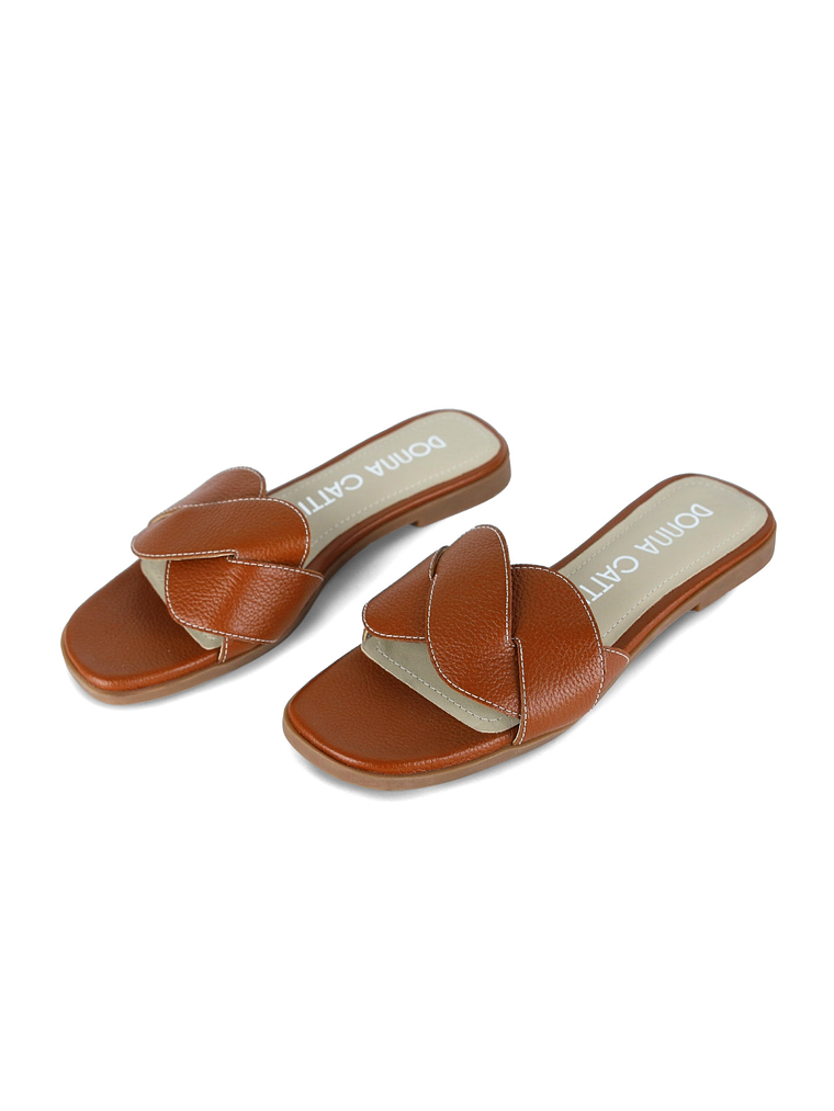 SANDALIA TRENZI - CAMEL 3