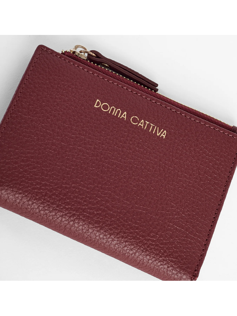 BILLETERA CLAUDIA - GUINDA 3