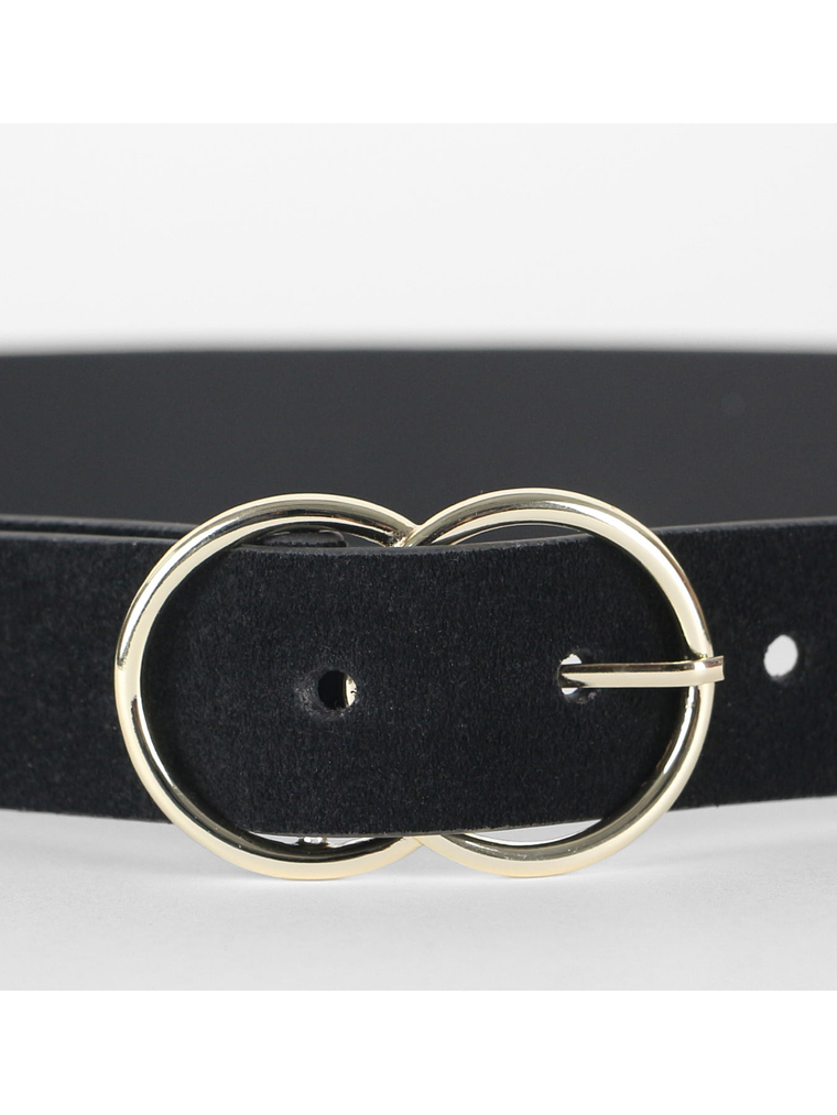 CINTURÓN ENDLESS - NEGRO GAMUZA 2