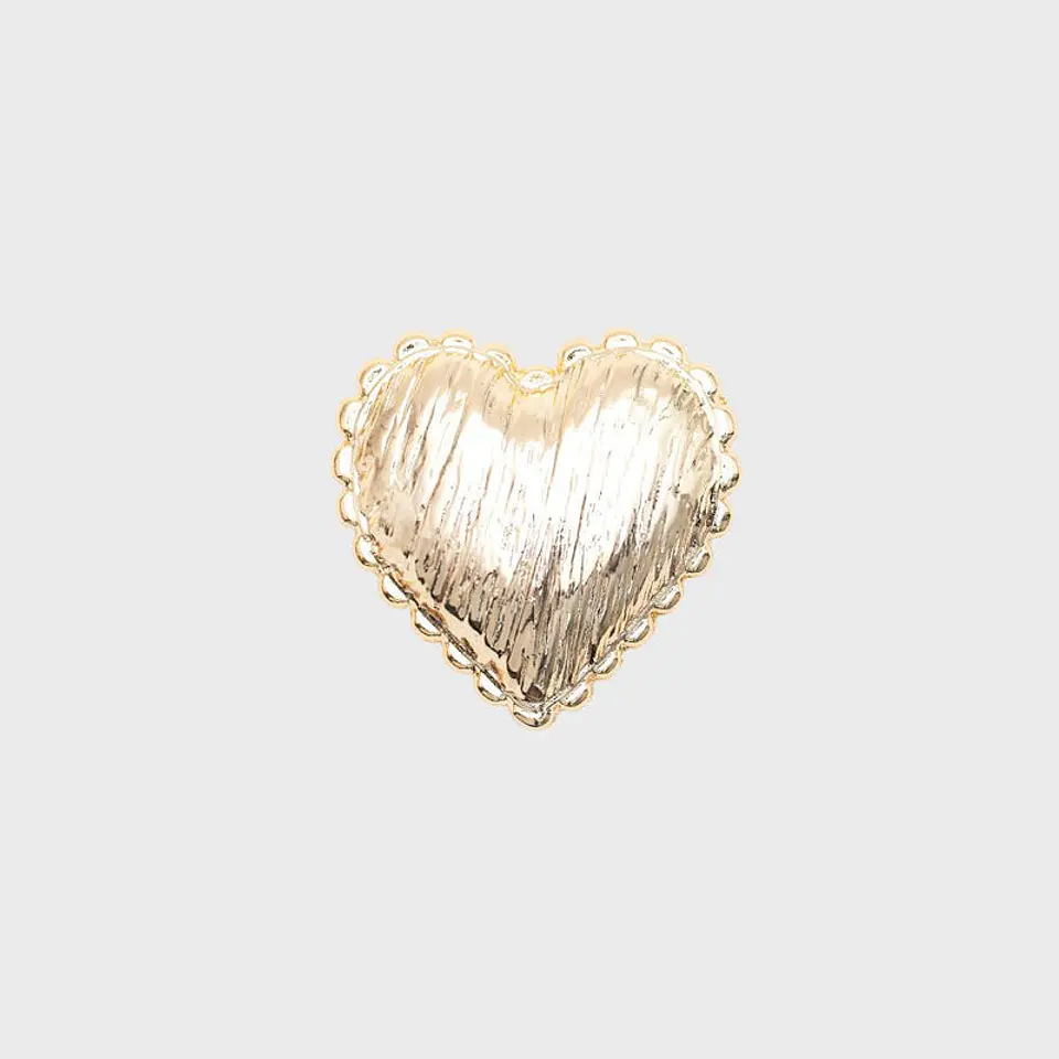 HEBILLA | MINI CORAZON CATHERINE DORADO 1