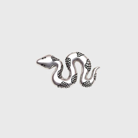 HEBILLA | SERPIENTE PLATEADO