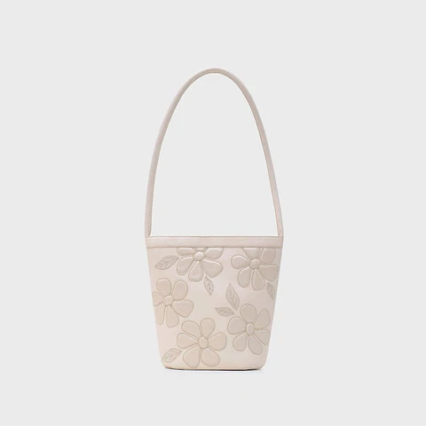 JANIA BUCKET BAG HUESO