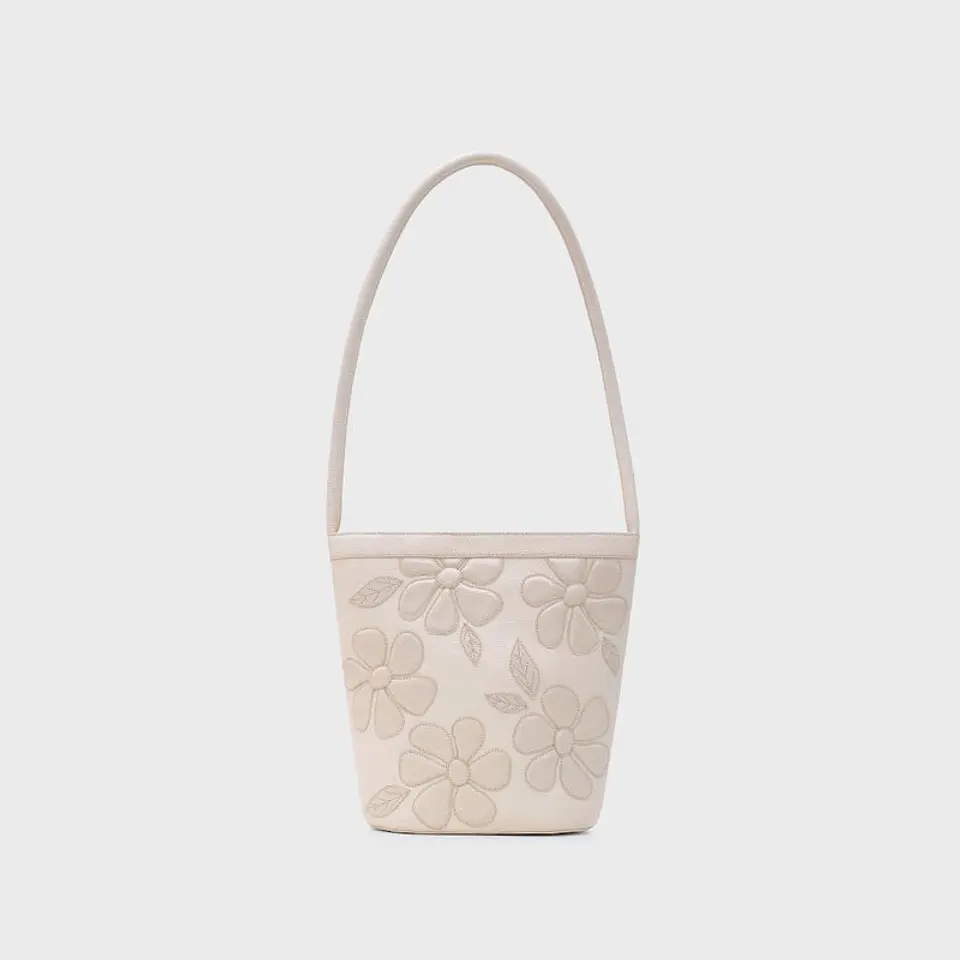 JANIA BUCKET BAG HUESO 1