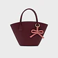KATNISS TRAPEZE BAG BORGOÑA - Miniatura 1