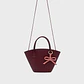 KATNISS TRAPEZE BAG BORGOÑA - Miniatura 4
