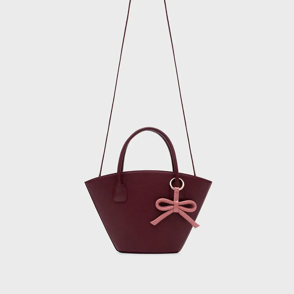 KATNISS TRAPEZE BAG BORGOÑA 4
