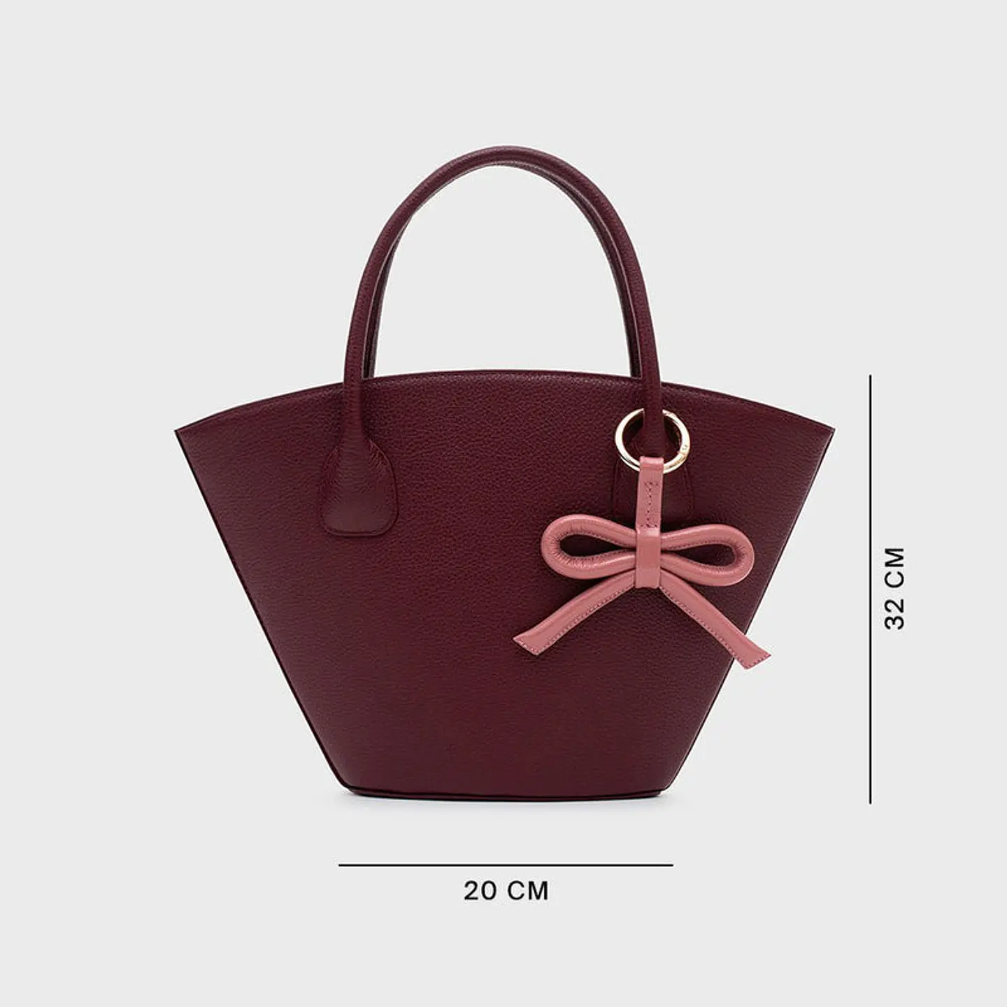 KATNISS TRAPEZE BAG BORGOÑA 5