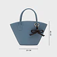 KATNISS TRAPEZE BAG CELESTE - Miniatura 5