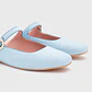 KENZA MULE FLAT CELESTE - Miniatura 2