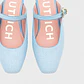 KENZA MULE FLAT CELESTE - Miniatura 5
