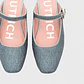 KENZA MULE FLAT GRIS - Miniatura 5
