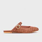 KENZA MULE FLAT OCRE - Miniatura 1