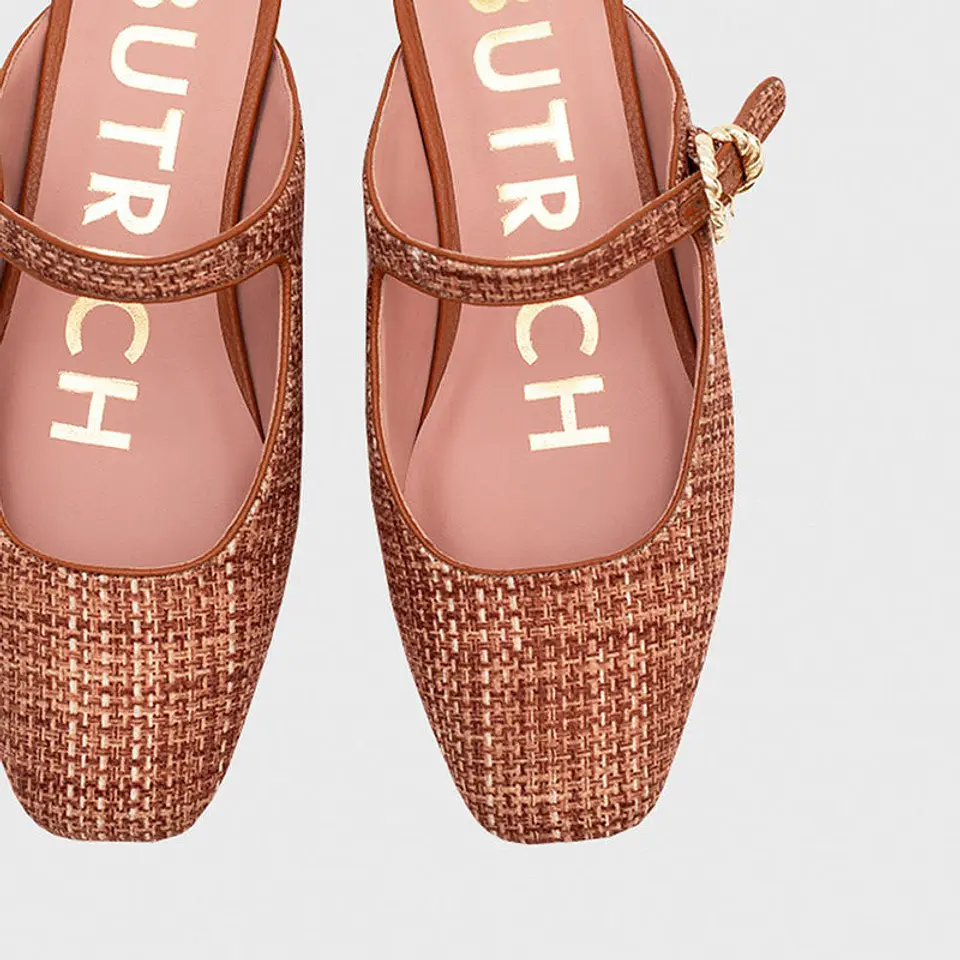 KENZA MULE FLAT OCRE 5