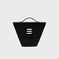 LUCILLE FLAP TRAPEZE BAG NEGRO - Miniatura 1