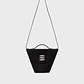 LUCILLE FLAP TRAPEZE BAG NEGRO - Miniatura 2