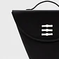 LUCILLE FLAP TRAPEZE BAG NEGRO - Miniatura 3