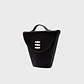 LUCILLE FLAP TRAPEZE BAG NEGRO - Miniatura 4