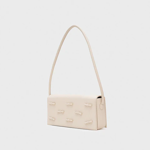 LUCILLE LONG BAG HUESO
