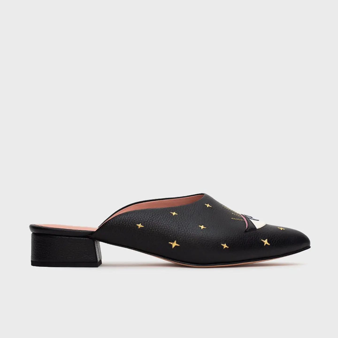LUCKY EYE MULE FLAT NEGRO 3