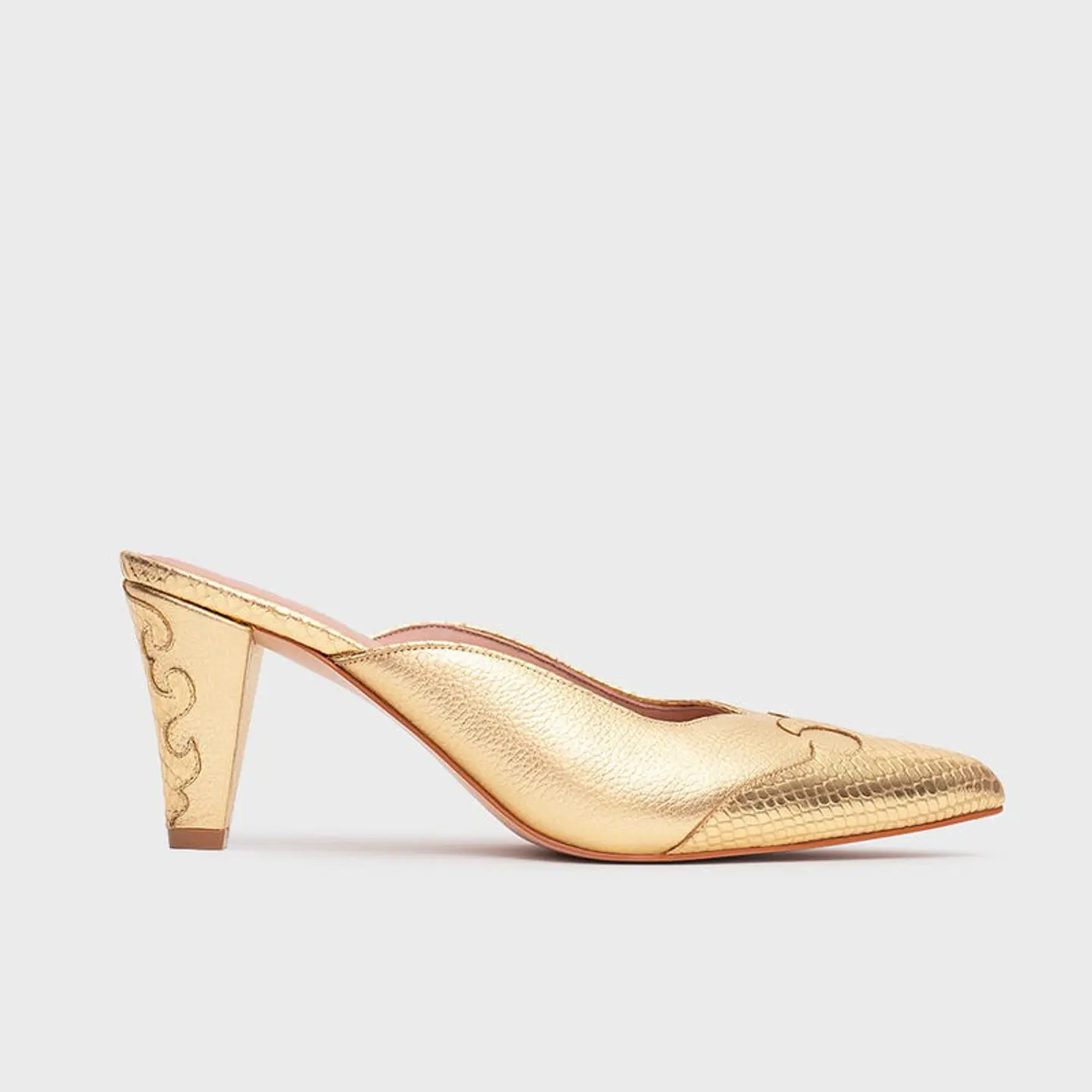LUCKY MULE PUMP ORO 1