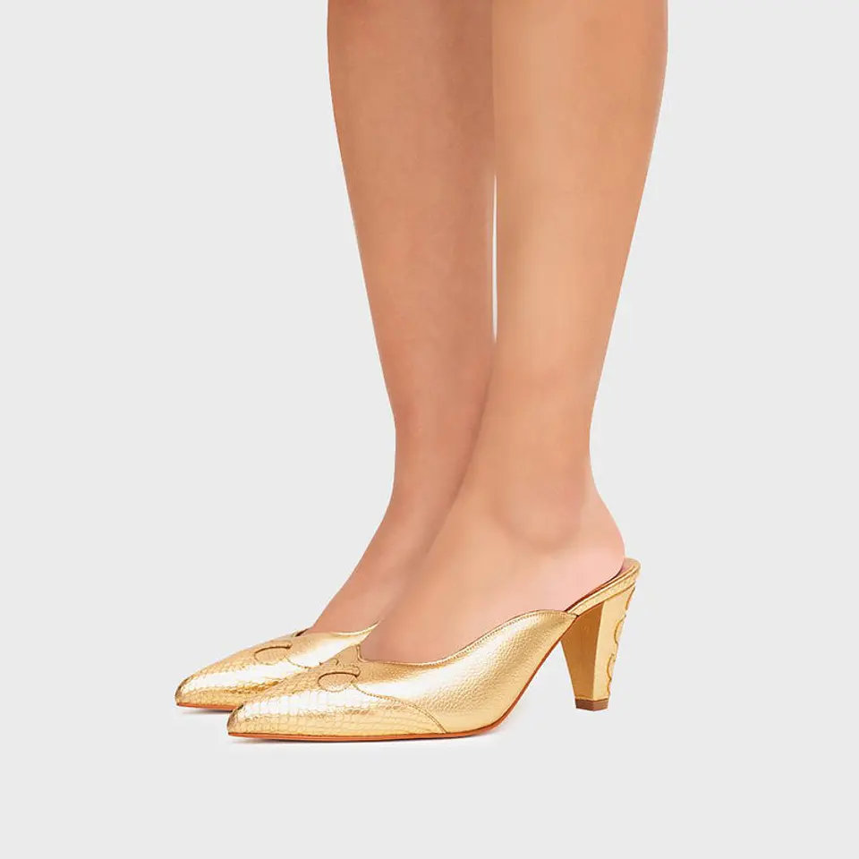 LUCKY MULE PUMP ORO 2