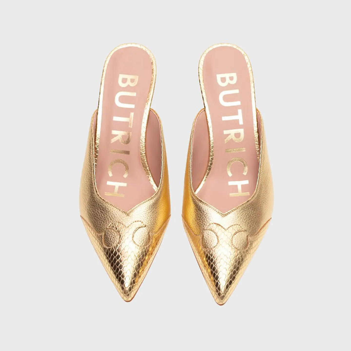 LUCKY MULE PUMP ORO 4