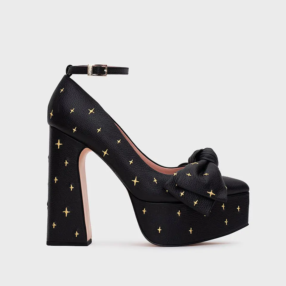 LUCKY SPARKLES PLATAFORMA NEGRO 1