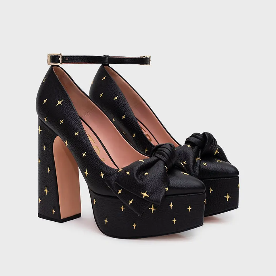 LUCKY SPARKLES PLATAFORMA NEGRO 3