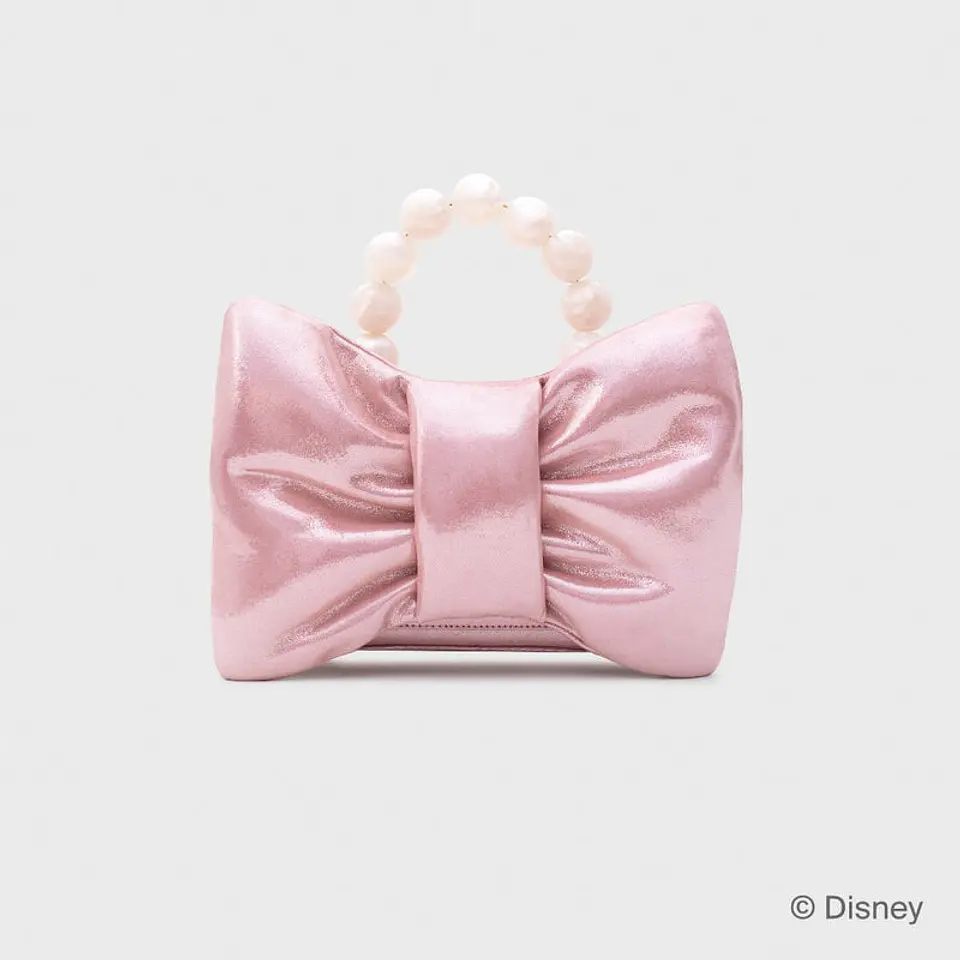 MARIE BOW BAG ROSA GLITTER 1