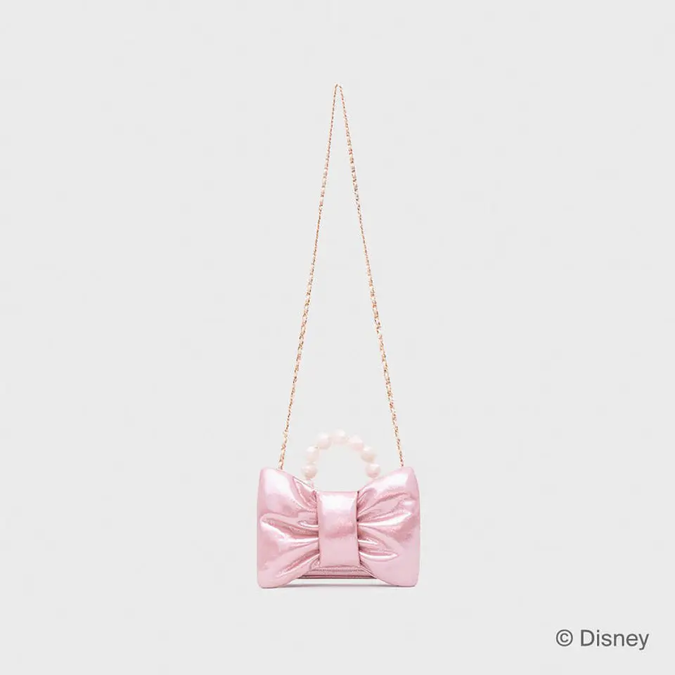 MARIE BOW BAG ROSA GLITTER 2