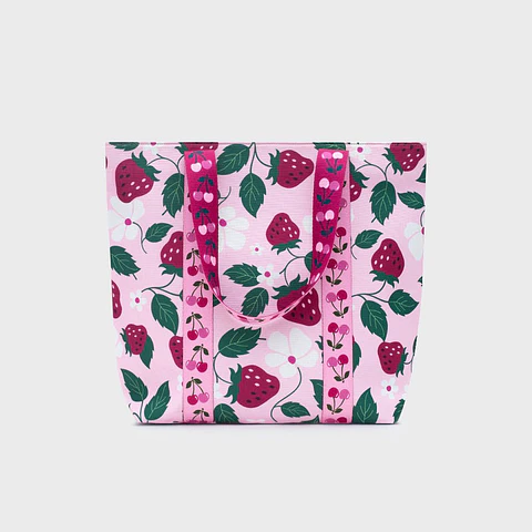 MEDIUM BAG STRAWBERRY ROSA