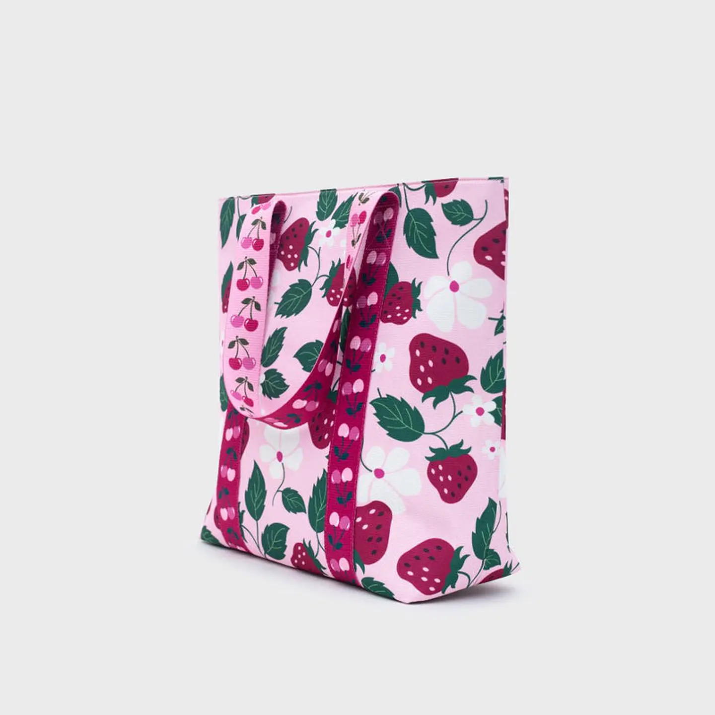 MEDIUM BAG STRAWBERRY ROSA 3