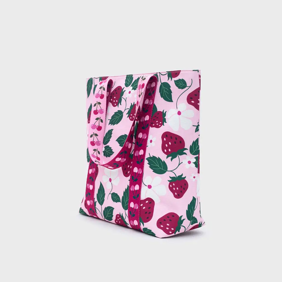 MEDIUM BAG STRAWBERRY ROSA 3