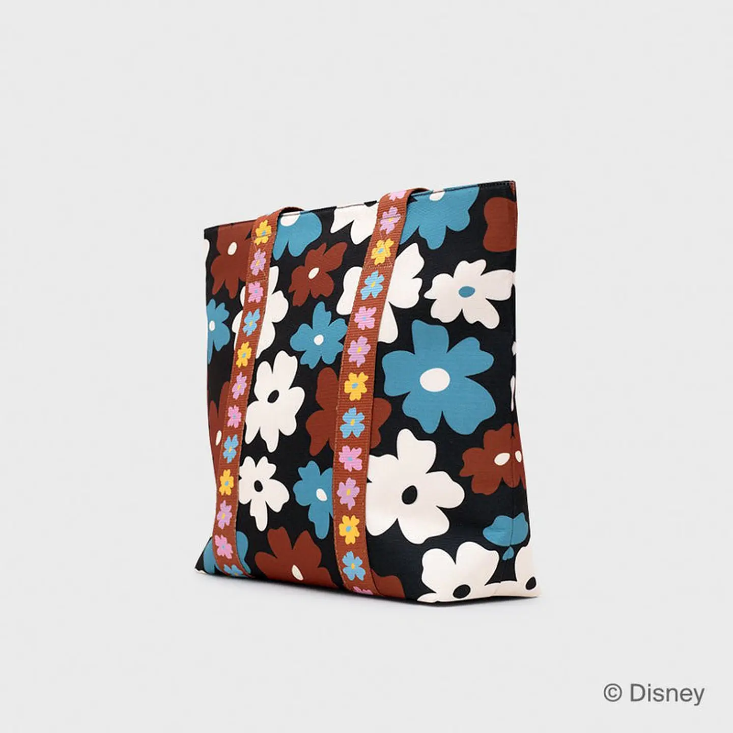 MEDIUM BAG WILDWOOD FLOWERS NEGRO 3